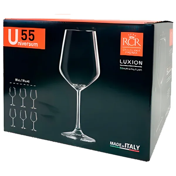 Set de pahare RCR Universum 0.55l / Sticlă / Transparent photo 4