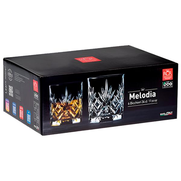 Set de pahare RCR Melodia 0.34l / Cristal / Transparent photo 4