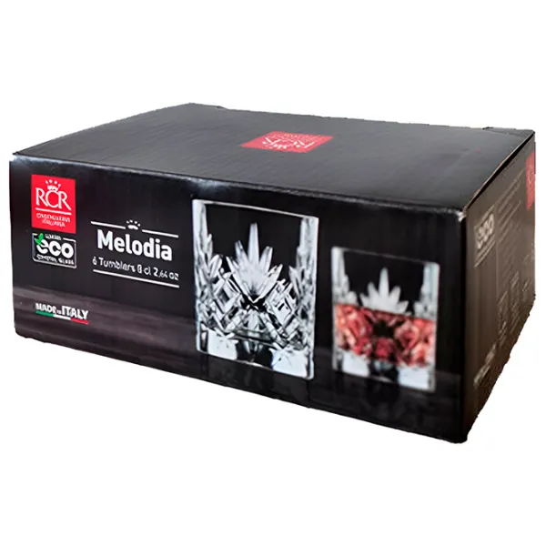 Set de pahare RCR Melodia 0.08l / Cristal / Transparent photo 3