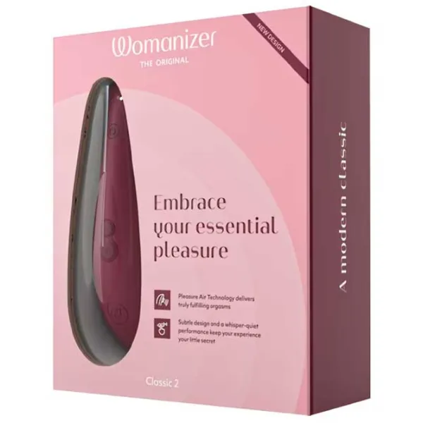 Vibrostimulator Womanizer Classic 2 Bordo photo 5