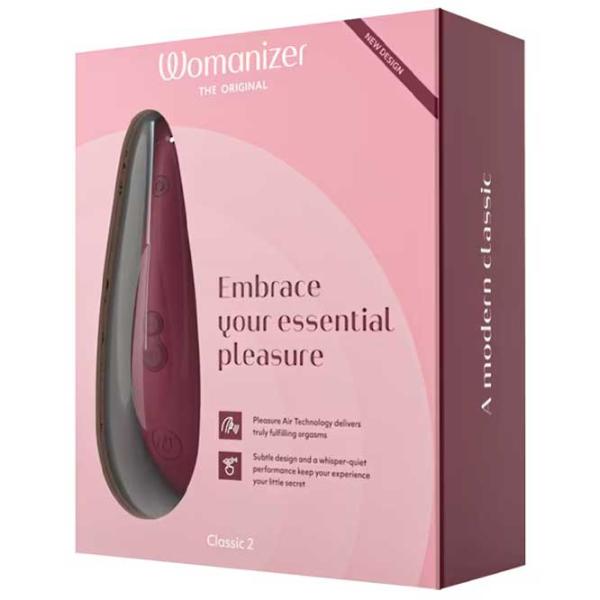 Vibrostimulator Womanizer Classic 2 Bordo photo 5