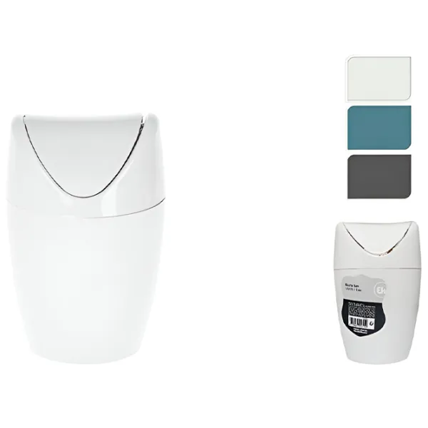 Coș de gunoi Storage Solutions 48416 1.5 l/ Plastic/ White photo 2