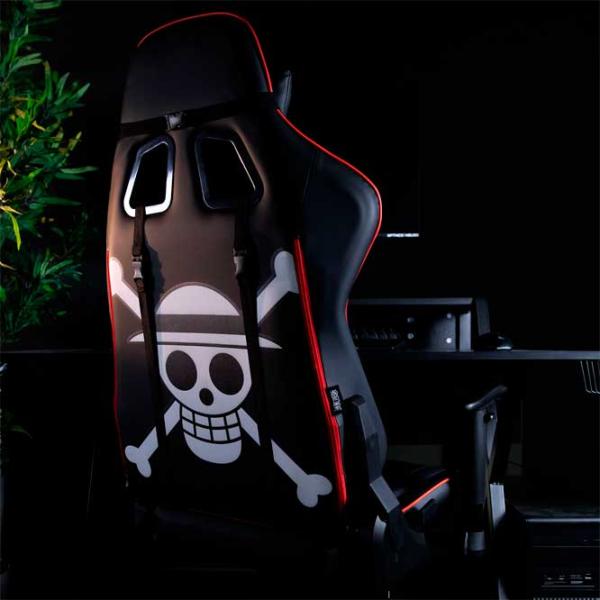 Scaun Gaming Konix One Piece Red Black photo 5