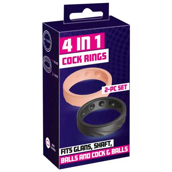 Inel pentru penis You2Toys 50031480000 Black photo 4
