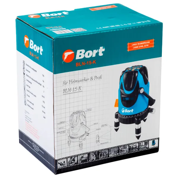 Лазерные уровни Bort BLN-15-K ротационный/ Аккумулятор photo 11