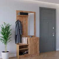 Dulap pentru antreu ML-Mobila ML-3 PAL/ Stejar sonoma photo 2