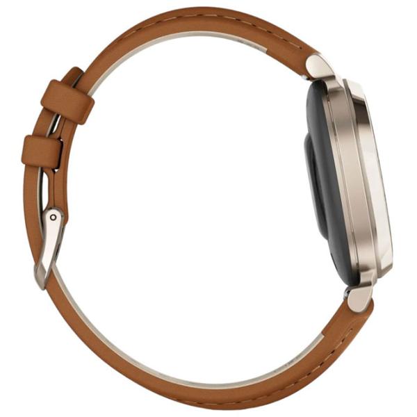 Ceas inteligent Garmin Lily 2 Classic 1"/ 35.4 mm/ Gold - Brown/ 010-02839-02 photo 6