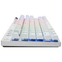 Tastatură Logitech G PRO X Fără fir/ White photo 3