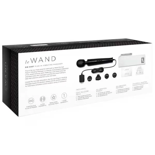 Вибратор le Wand Diecast Черный photo 5 Вибратор le Wand Diecast Черный photo 5