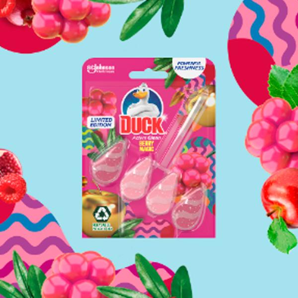 Освежитель для туалета Duck Berry  photo 2 Освежитель для туалета Duck Berry  photo 2