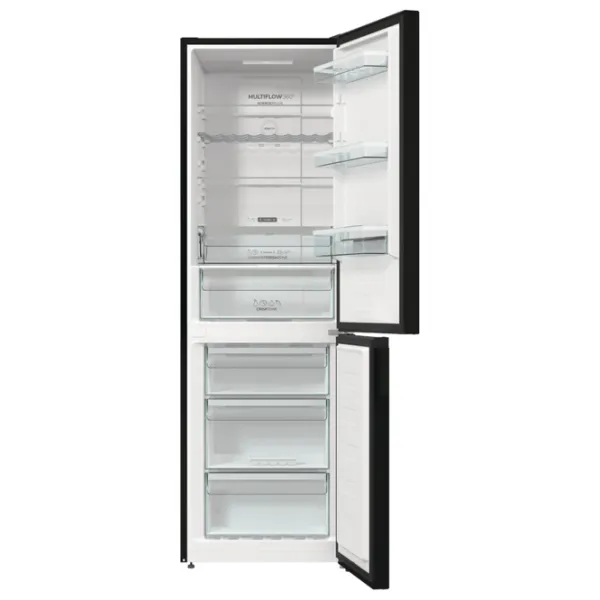 Frigider Gorenje NRK6192ABK4 cu congelator jos 300 l / 185 cm / Black photo 4