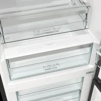 Холодильник Gorenje NRK6192ABK4 с нижней морозильной камерой 300 л / 185 cm / Черный photo 7