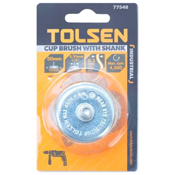 Конусная проволочная щётка Tolsen 77548 50 мм photo 3