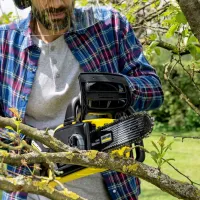 Цепная пила KARCHER CNS 18-30 1.444-001.02 Battery + Kit аккумуляторный/ Желтый photo 2
