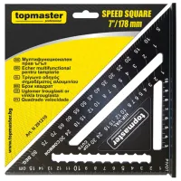 Echer Topmaster 281210 178 mm Triunghi/ Aluminiu photo 2