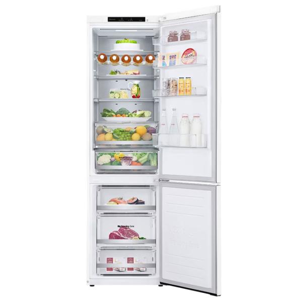 Frigider LG GBB72SWVGN cu congelator jos 384 l / 203 cm / White photo 5