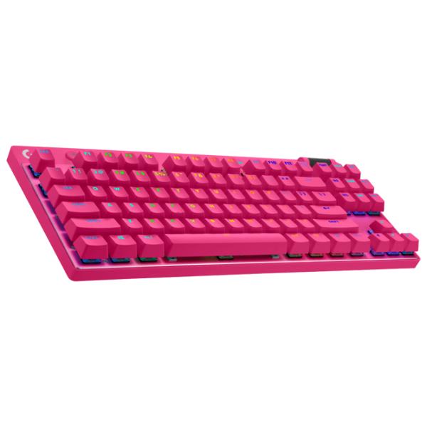 Tastatură Logitech G PRO X Fără fir / Magenta photo 2