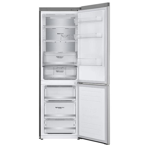 Frigider LG GBB71NSUGN cu congelator jos 341 l / 186 cm / Inox photo 3