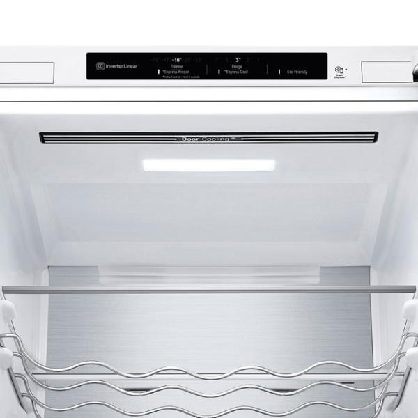 Frigider LG GBV5240DSW cu congelator jos 387 l / 203 cm / White photo 5