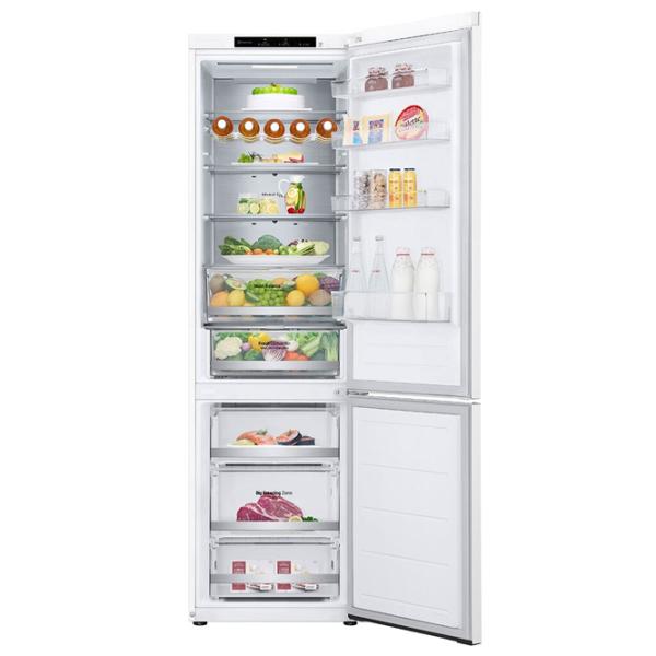 Frigider LG GBV5240DSW cu congelator jos 387 l / 203 cm / White photo 7