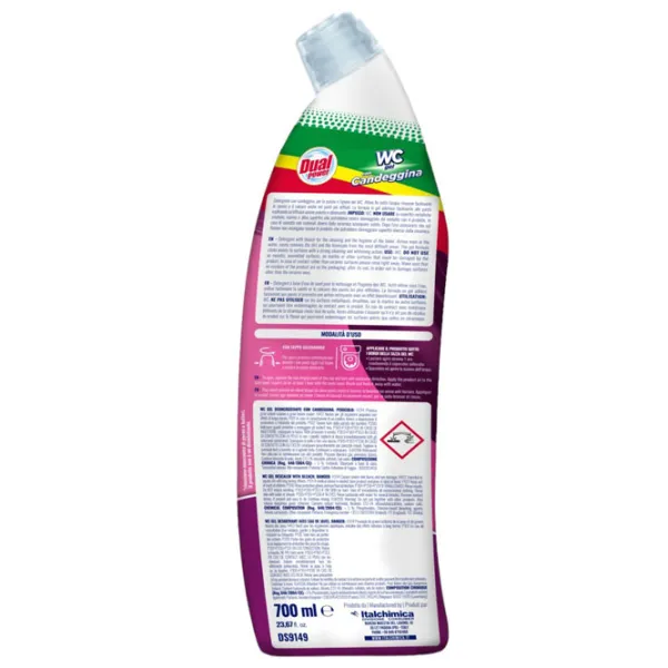 Soluție Dual Power WC gel con Candeggina DS9149 Gel/ pentru aromatizare photo 2