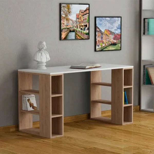 Masă de birou Showdeko Colmar PAL/ Oak photo 2