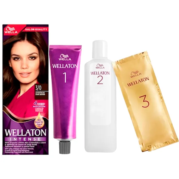 Краска для волос Wella Wellaton 1055779 Код цвета: 3/ 0, 110 мл photo 3 Краска для волос Wella Wellaton 1055779 Код цвета: 3/ 0, 110 мл photo 3