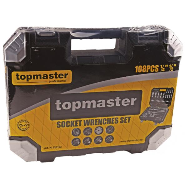 Набор трубчатых ключей Topmaster Proffesional Количество в наборе: 108 шт. photo 2