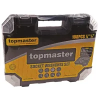 Set chei tubulare Topmaster Proffesional Cantitatea în set: 108 buc. photo 2