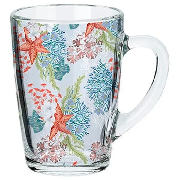 Кружка Glass Ink Verso Design 300 мл/ Стекло/ Дымчатый прозрачный photo 2