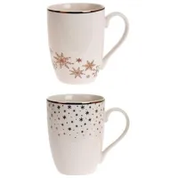 Cană Golden Rim 42822 330 ml/ Porțelan/ White photo 2