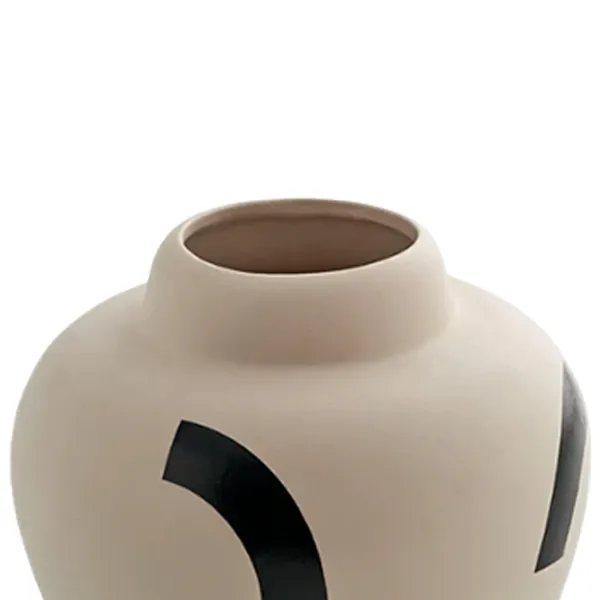Vază Dogtas Bombe Ceramică/ Cream photo 2 Vază Dogtas Bombe Ceramică/ Cream photo 2