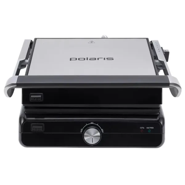 Электрогриль Polaris PGP2102 Контактный/ 2000 Вт/ Черный Нержавеющая сталь photo 2
