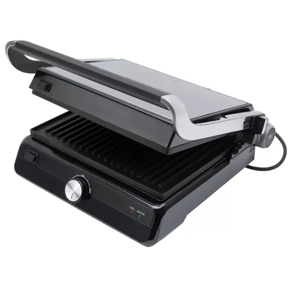 Электрогриль Polaris PGP2102 Контактный/ 2000 Вт/ Черный Нержавеющая сталь photo 3