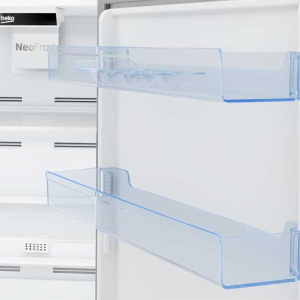 Frigider Beko RCNA406I30XB cu congelator jos 362 l / 202.5 cm / Silver photo 6