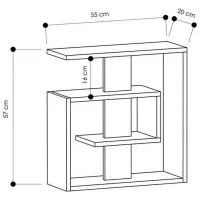 Журнальный столик Showdeko Saly M.SH.13185.3 Белый photo 3