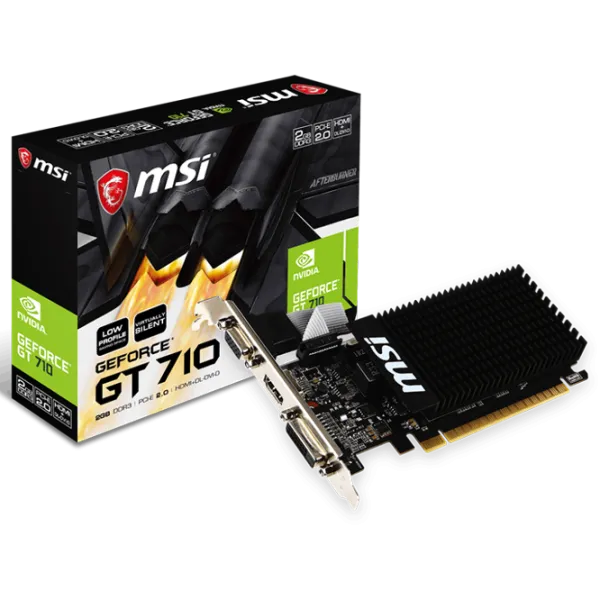 Видеокарта MSI GeForce GT 710 PCI Express x8 2.0 / 2 ГБ photo 4 Видеокарта MSI GeForce GT 710 PCI Express x8 2.0 / 2 ГБ photo 4