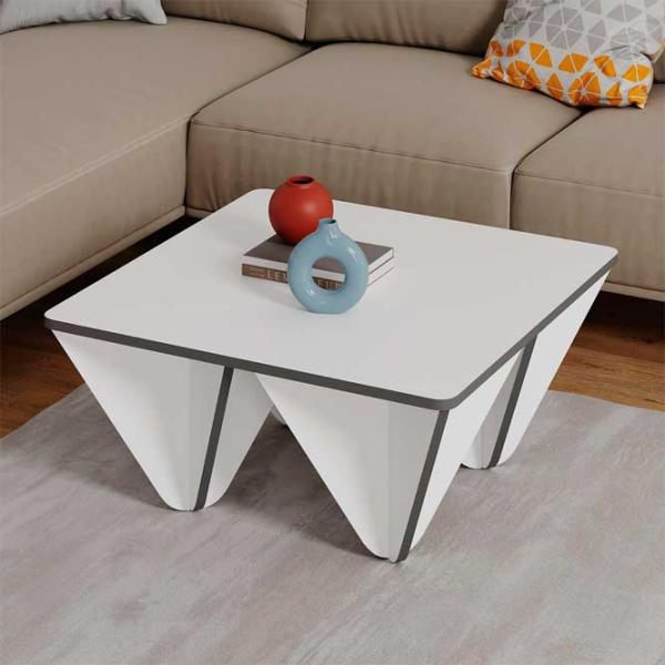 Măsuță de cafea Showdeko Diamond M.SH.23342.2 White photo 3