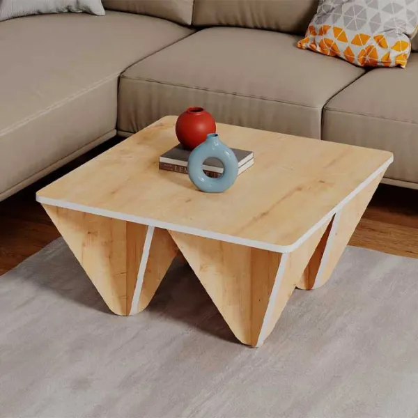 Măsuță de cafea Showdeko Diamond M.SH.23342.3 Oak photo 3 Măsuță de cafea Showdeko Diamond M.SH.23342.3 Oak photo 3