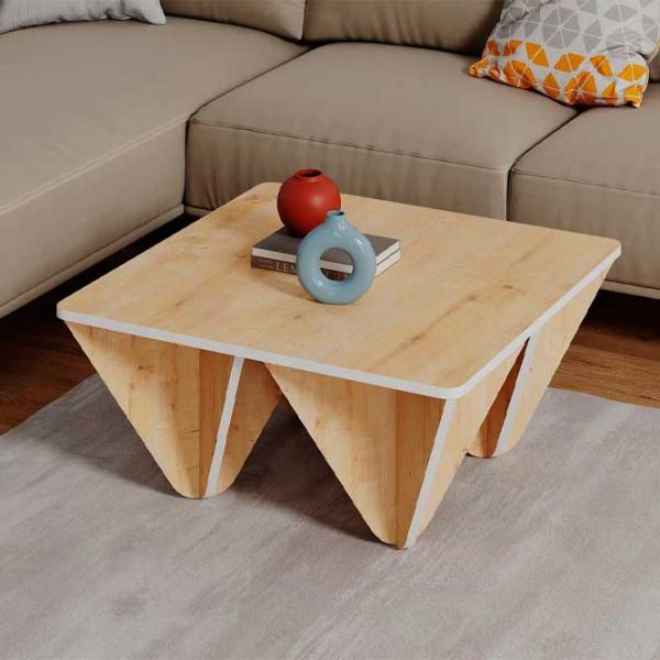 Măsuță de cafea Showdeko Diamond M.SH.23342.3 Oak photo 3 Măsuță de cafea Showdeko Diamond M.SH.23342.3 Oak photo 3
