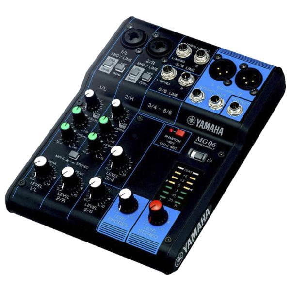 Миксер аналоговый Yamaha MG06 активный/ 20 Гц - 20 кГц/ Черный photo 3