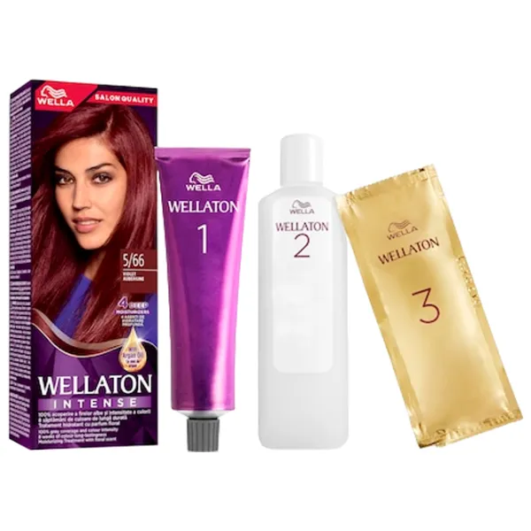 Краска для волос Wella Wellaton 1055784 Код цвета: 5/ 66, 110 мл photo 3 Краска для волос Wella Wellaton 1055784 Код цвета: 5/ 66, 110 мл photo 3