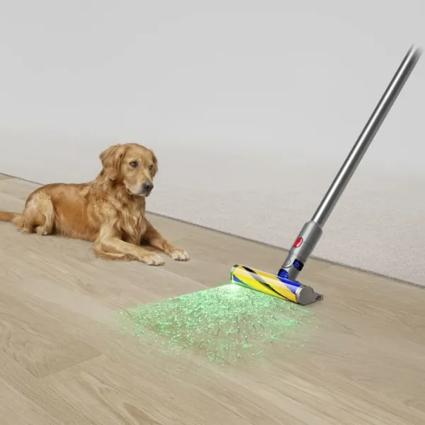 Вертикальный пылесос Dyson V15 Detect Fluffy 660 Вт/ Никель Синий Серебристый photo 7