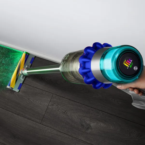 Вертикальный пылесос Dyson V15 Detect Fluffy 660 Вт/ Никель Синий Серебристый photo 8