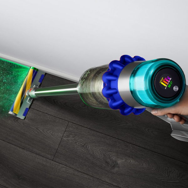 Вертикальный пылесос Dyson V15 Detect Fluffy 660 Вт/ Никель Синий Серебристый photo 8