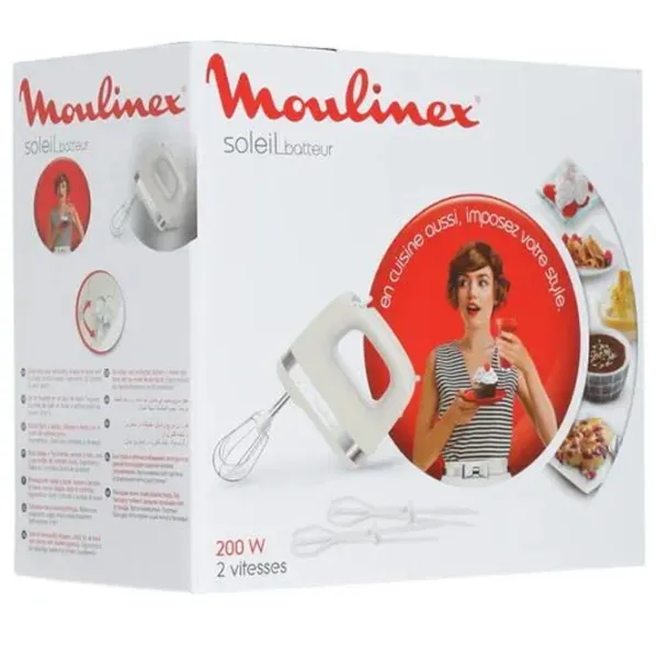 Mixer Moulinex HM211A11 200 W/ White photo 7