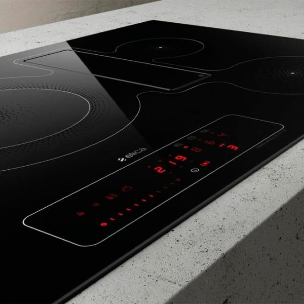 Plită încorporabilă cu inducție Elica Nicolatesla FIT 3Z BL/ A/ 60 Vitroceramică/ Black photo 3