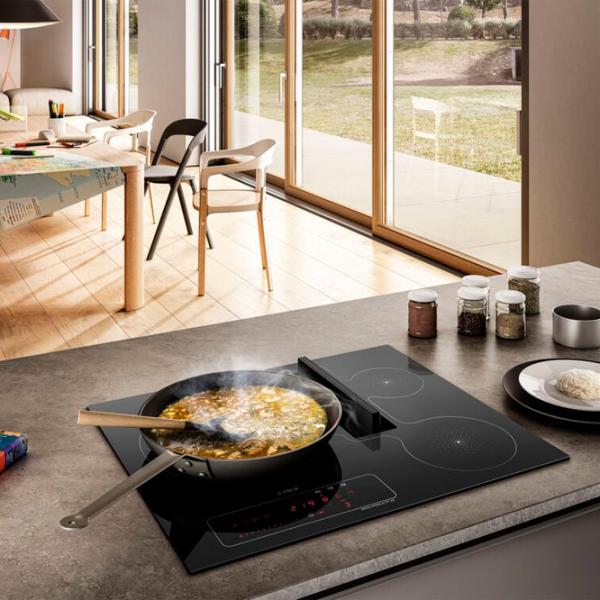 Plită încorporabilă cu inducție Elica Nicolatesla FIT 3Z BL/ A/ 60 Vitroceramică/ Black photo 4
