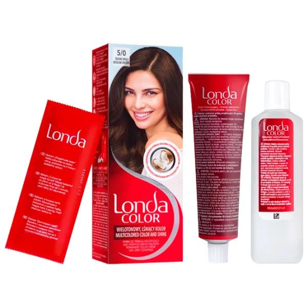 Краска для волос Londa Color 1055700 Код цвета: 5/ 0, 110 мл photo 3 Краска для волос Londa Color 1055700 Код цвета: 5/ 0, 110 мл photo 3