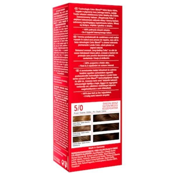 Краска для волос Londa Color 1055700 Код цвета: 5/ 0, 110 мл photo 4 Краска для волос Londa Color 1055700 Код цвета: 5/ 0, 110 мл photo 4